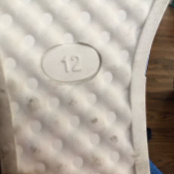 Journee Collection Blue Slip-On Wedge Sneakers - Picture 7 of 7